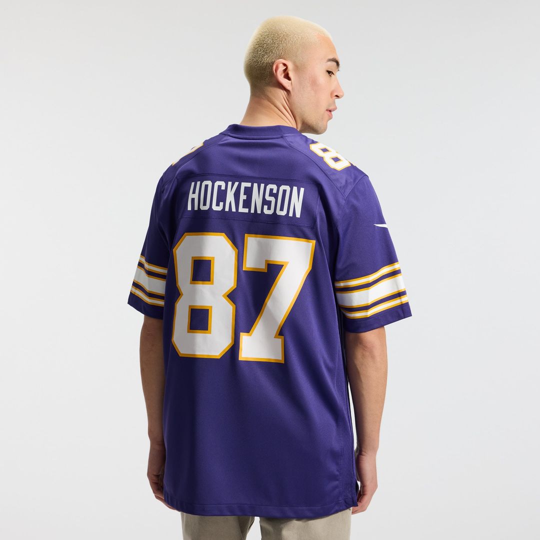 Minnesota Vikings T.J. Hockenson Nike Purple Classic Player Game Jersey product image 3, provided for visual reference and