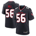 Houston Texans Jamal Hill Nike Navy Team Game Jersey product image 1, provided for visual reference and product detail review
