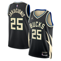 Milwaukee Bucks Jordan Brand Statement Edition Swingman Jersey - Hunter Green - Kasparas Jakučionis - Unisex product image