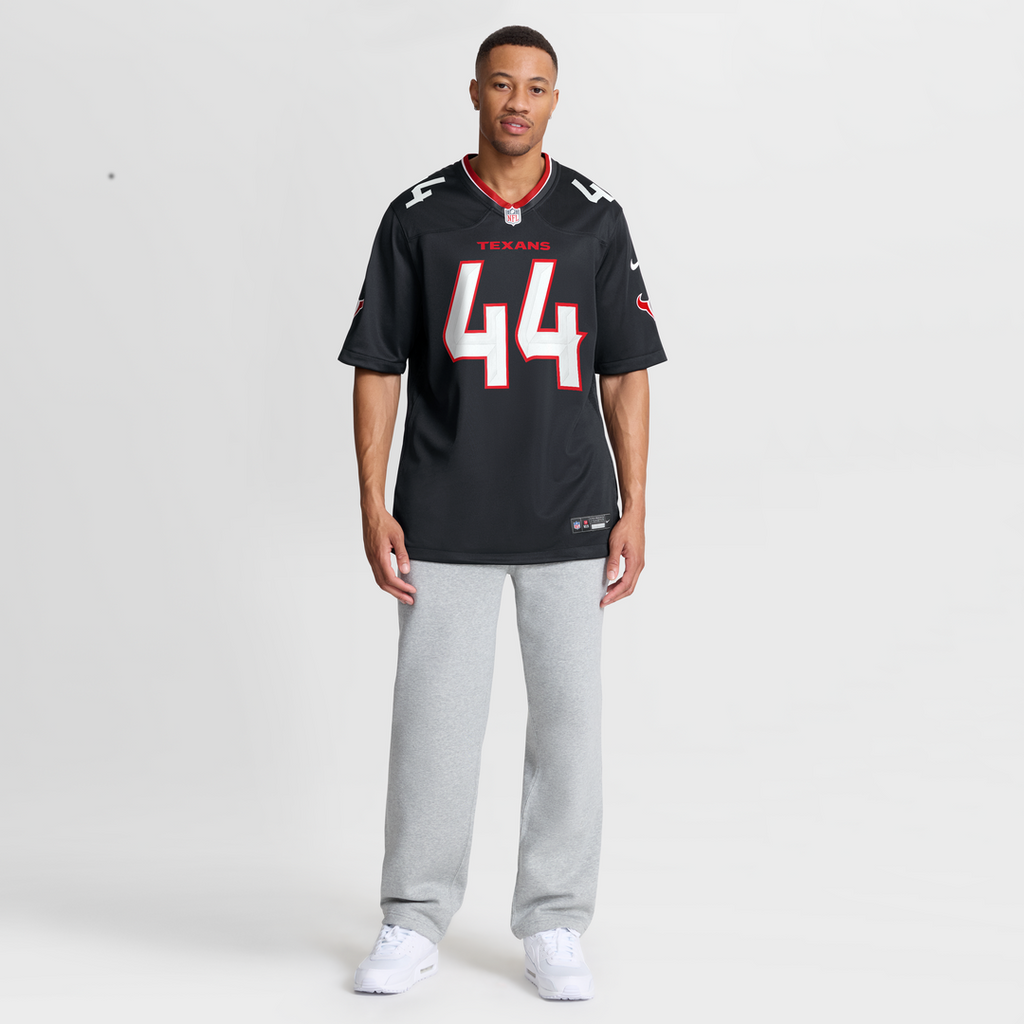 Houston Texans British Brooks Nike Navy Team Game Jersey product image 7, provided for visual reference and product detail