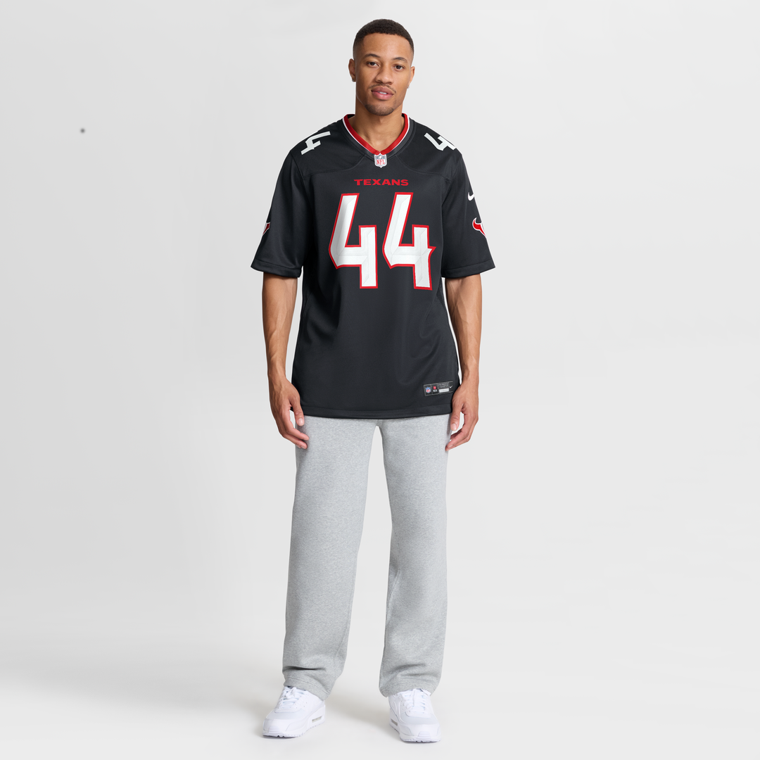 Houston Texans British Brooks Nike Navy Team Game Jersey product image 7, provided for visual reference and product detail