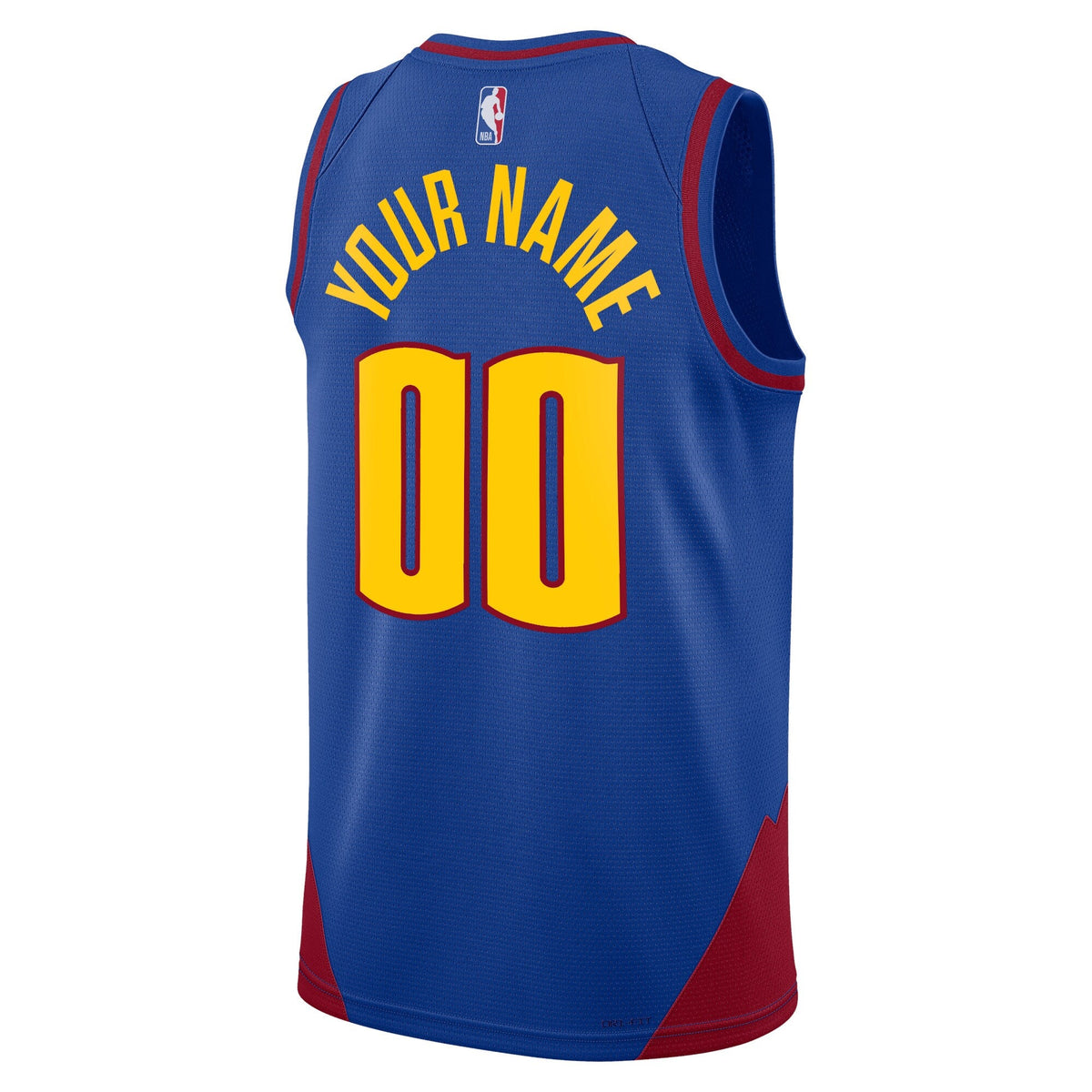 Denver Nuggets Jordan Statement Swingman Jersey - Custom - Unisex product image 3, provided for visual reference and product