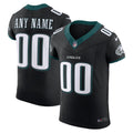 Philadelphia Eagles Nike Black Alternate Vapor F.U.S.E. Elite Custom Jersey product image 1, provided for visual reference