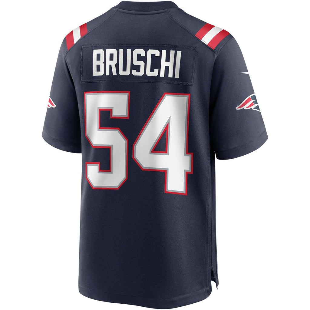 New England Patriots Tedy Bruschi Nike Navy Game Retired Player Jersey product image 3, provided for visual reference and