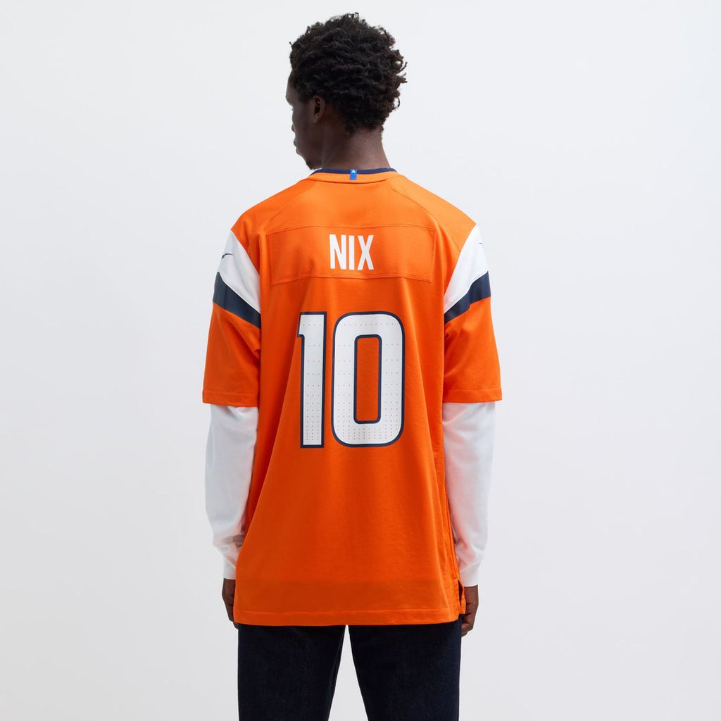 Denver Broncos Bo Nix Nike Navy Alternate Game Jersey product image 17, provided for visual reference and product detail