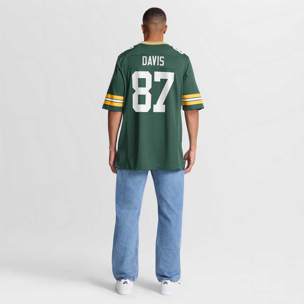 Green Bay Packers Willie Davis Nike Green Game Retired Player Jersey product image 8, provided for visual reference and