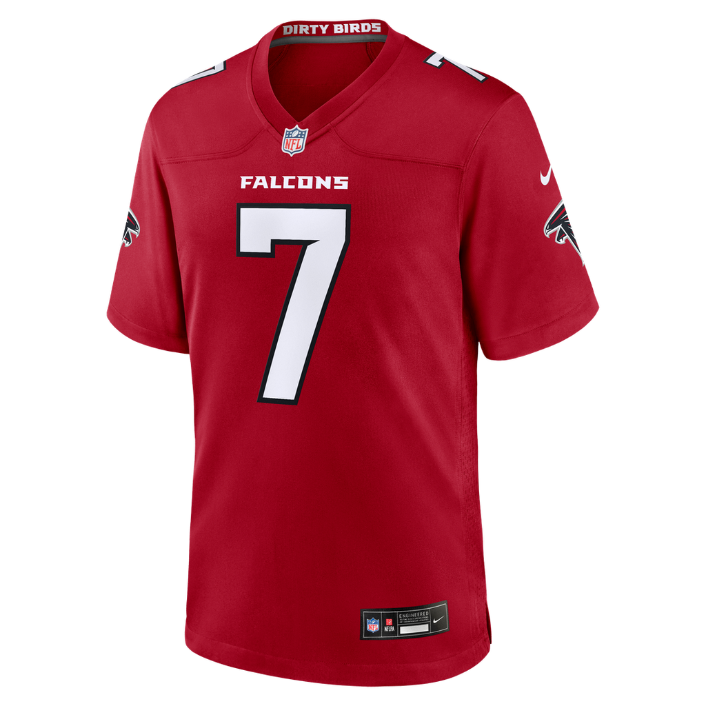 Atlanta Falcons Bijan Robinson Nike Red Game Jersey product image 6, provided for visual reference and product detail review