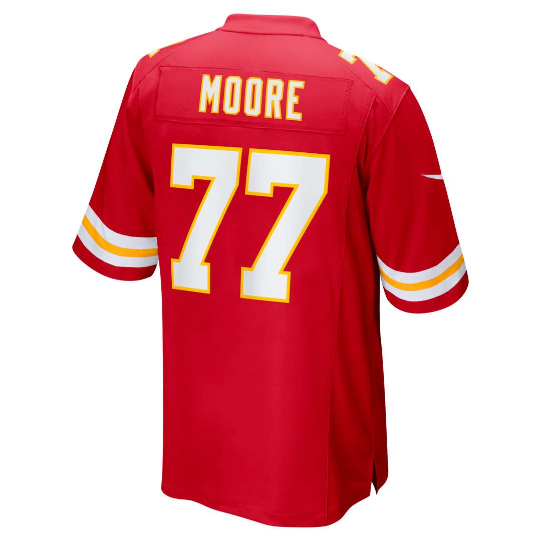 Kansas City Chiefs Jaylon Moore Nike Red Team Game Jersey product image 3, provided for visual reference and product detail