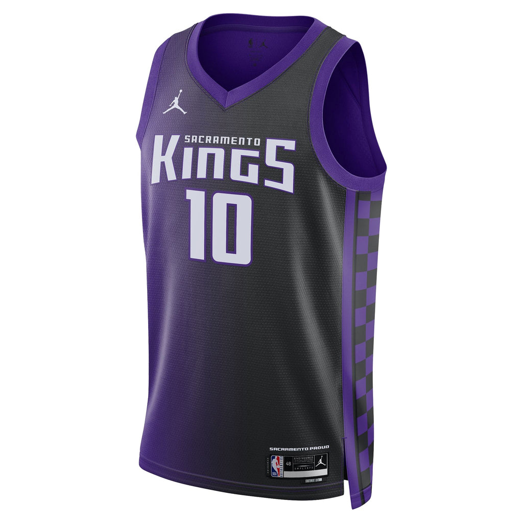 Sacramento Kings Jordan Brand Statement Edition Swingman Jersey - Purple - DeMar DeRozan - Unisex product image 3, provided