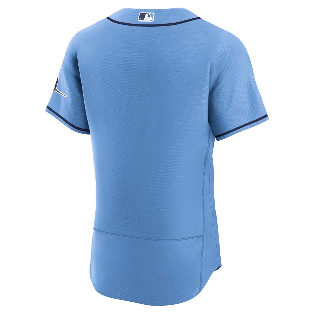 Tampa Bay Rays Nike Light Blue Alternate Authentic Jersey product image 3, provided for visual reference and product detail