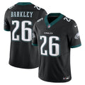 Philadelphia Eagles Saquon Barkley Nike Black Vapor F.U.S.E. Limited Jersey product image 1, provided for visual reference