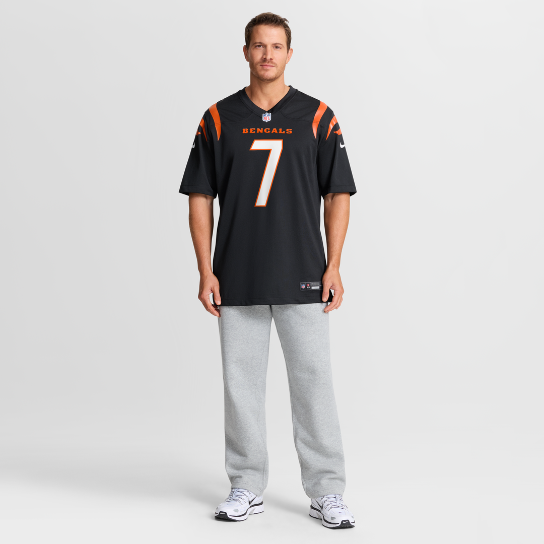 Cincinnati Bengals Boomer Esiason Nike Black Retired Player Jersey product image 7, provided for visual reference and