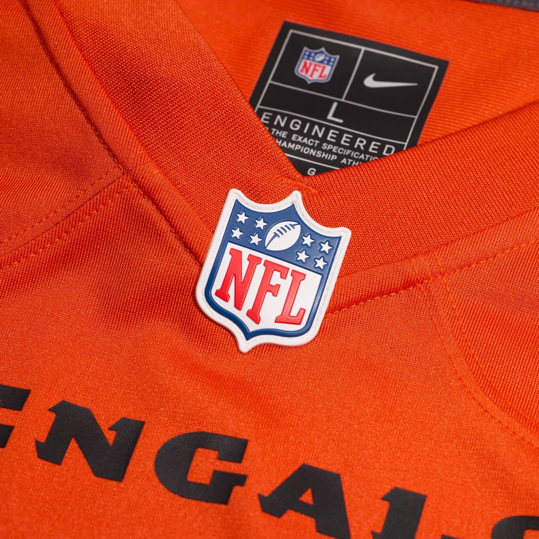 Cincinnati Bengals Myles Murphy Nike Orange Alternate Game Jersey product image 10, provided for visual reference and