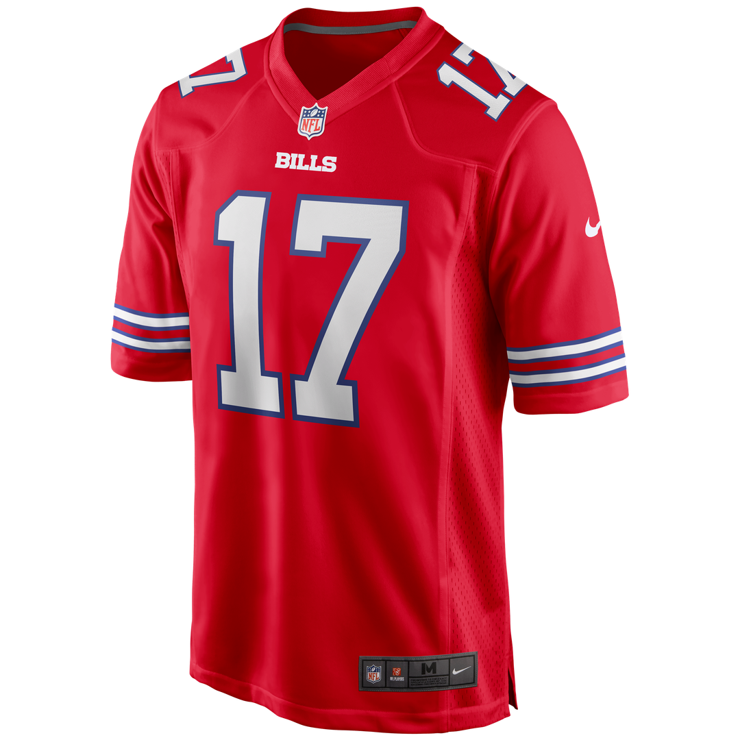 Buffalo Bills Josh Allen Nike White White Game Player Jersey product image 23, provided for visual reference and product