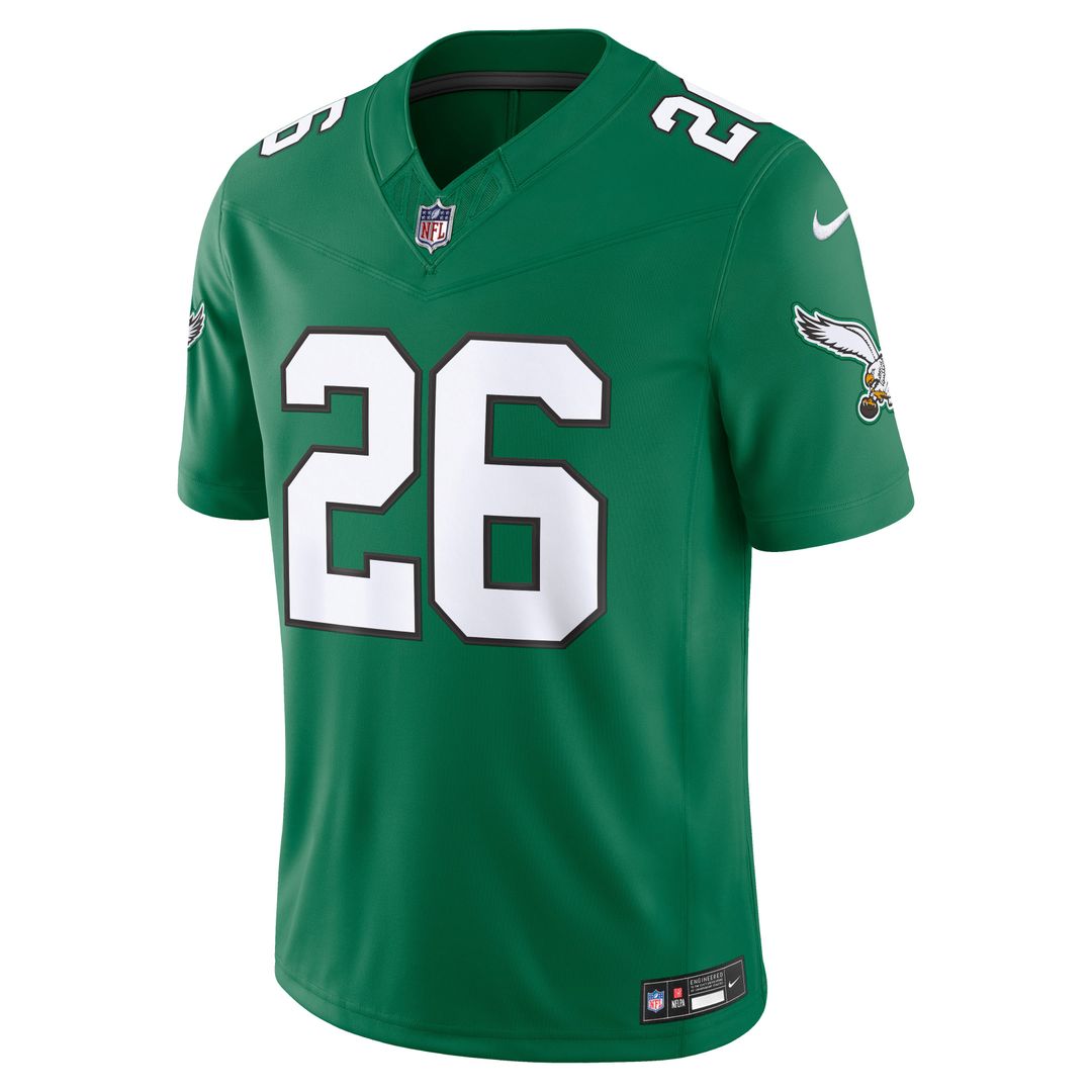 Philadelphia Eagles Saquon Barkley Nike Black Alternate Vapor F.U.S.E. Stitched Limited Jersey product image 8, provided for