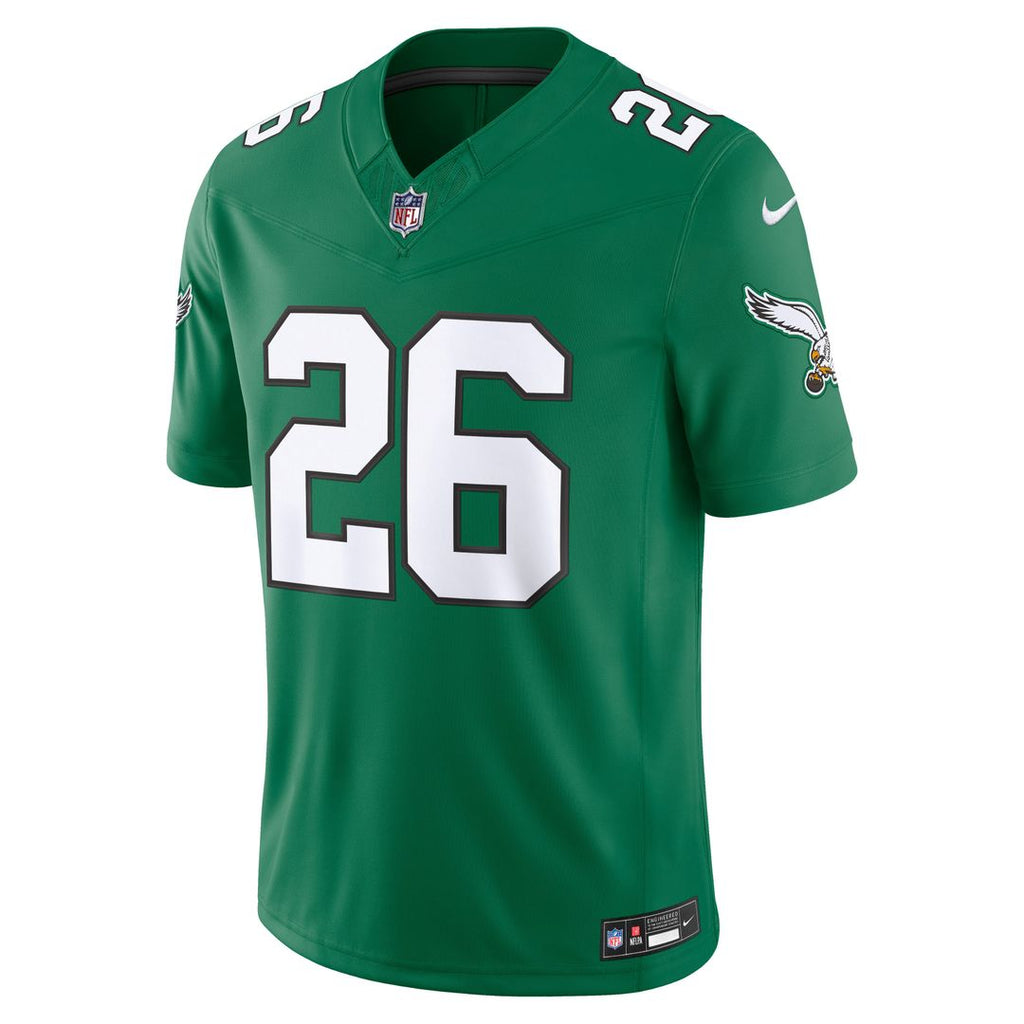 Philadelphia Eagles Saquon Barkley Nike White Vapor F.U.S.E. Stitched Limited Jersey product image 28, provided for visual
