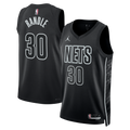 Brooklyn Nets Jordan Brand Statement Edition Swingman Jersey - Black - Julius Randle - Unisex product image 1, provided for