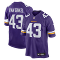 Minnesota Vikings Andrew Van Ginkel Nike Purple Team Game Jersey product image 1, provided for visual reference and product