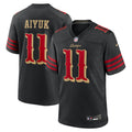 San Francisco 49ers Brandon Aiyuk Nike Black Rivalries Collection Game Jersey product image 1, provided for visual reference