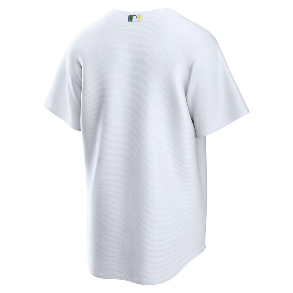 Athletics Nike White Home Replica Jersey product image 3, provided for visual reference and product detail review