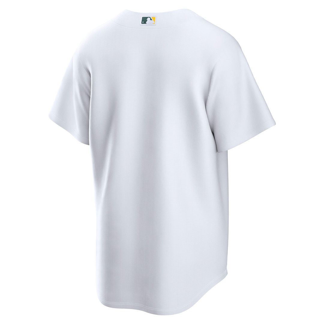 Athletics Nike White Home Replica Jersey product image 3, provided for visual reference and product detail review