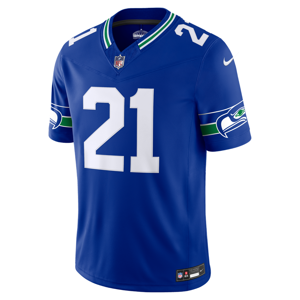 Seattle Seahawks Devon Witherspoon Nike College Navy Team Vapor F.U.S.E. Stitched Limited Jersey product image 8, provided
