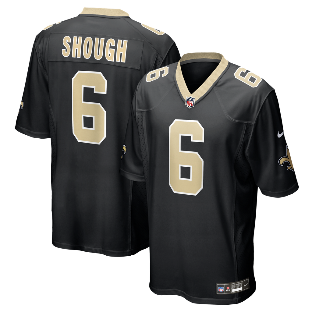 New Orleans Saints Tyler Shough Nike White Game Player Jersey product image 7, provided for visual reference and product
