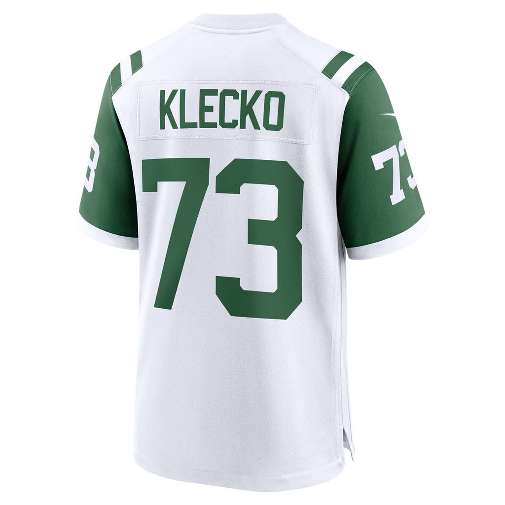 New York Jets Joe Klecko Nike White Retired Player Alternate Game Jersey product image 3, provided for visual reference and