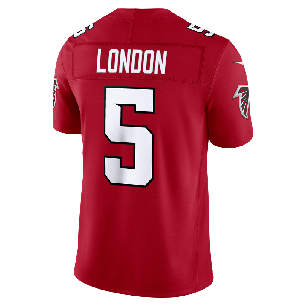 Atlanta Falcons Drake London Nike Red Team Vapor F.U.S.E. Stitched Limited Jersey product image 3, provided for visual
