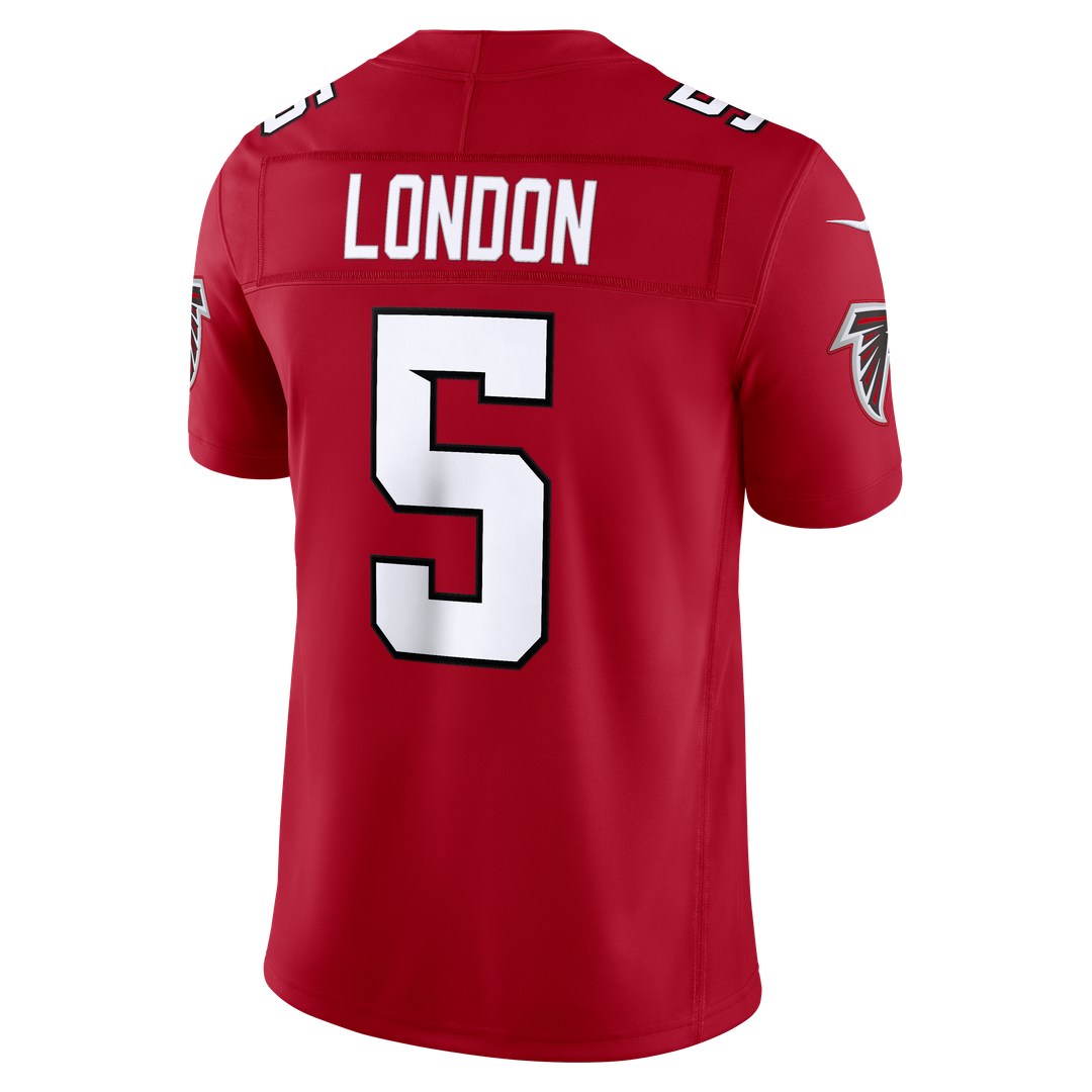 Atlanta Falcons Drake London Nike Red Team Vapor F.U.S.E. Stitched Limited Jersey product image 3, provided for visual