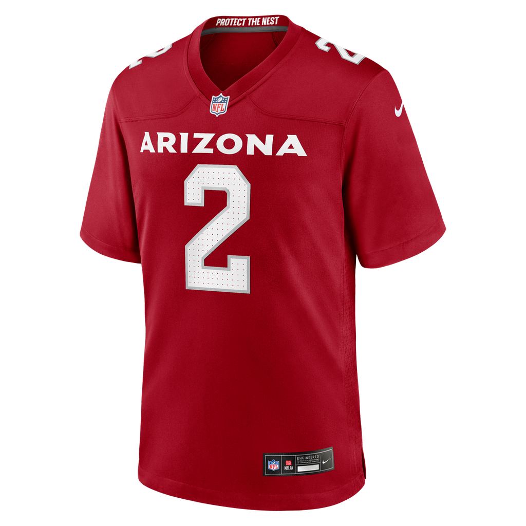Arizona Cardinals Mack Wilson Sr. Nike Cardinal Team Game Jersey product image 2, provided for visual reference and product