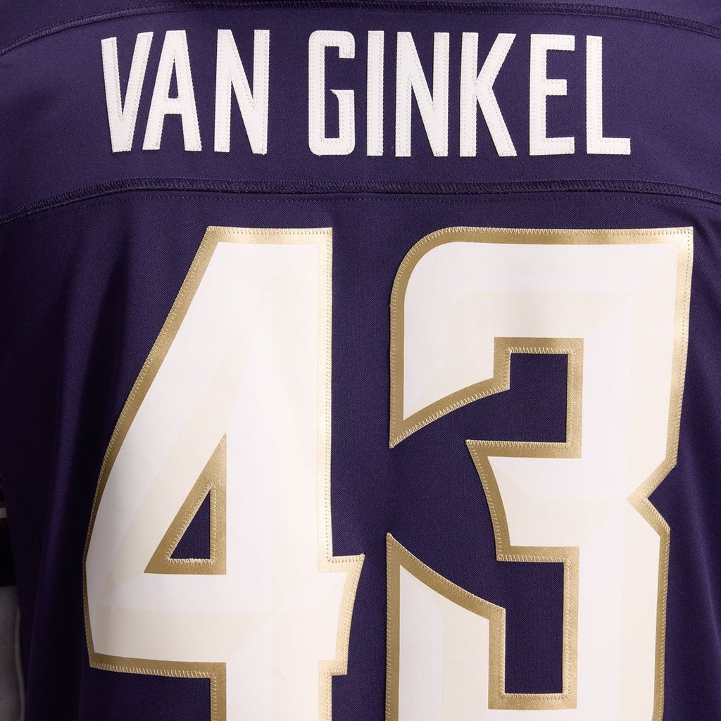 Minnesota Vikings Andrew Van Ginkel Nike Purple 2026 Rivalries Collection Stitched Limited Jersey product image 19, provided