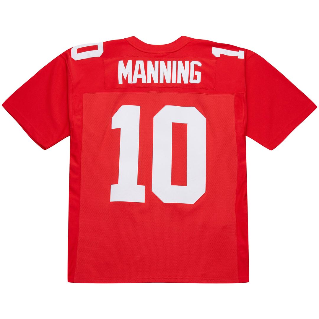 New York Giants Eli Manning Mitchell & Ness Red 2004 Legacy Replica Jersey product image 3, provided for visual reference