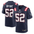 New England Patriots Marcus Bryant Nike Navy Team Game Jersey product image 1, provided for visual reference and product
