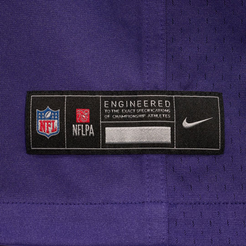 Baltimore Ravens Nick Moore Nike Purple Game Jersey product image 6, provided for visual reference and product detail review