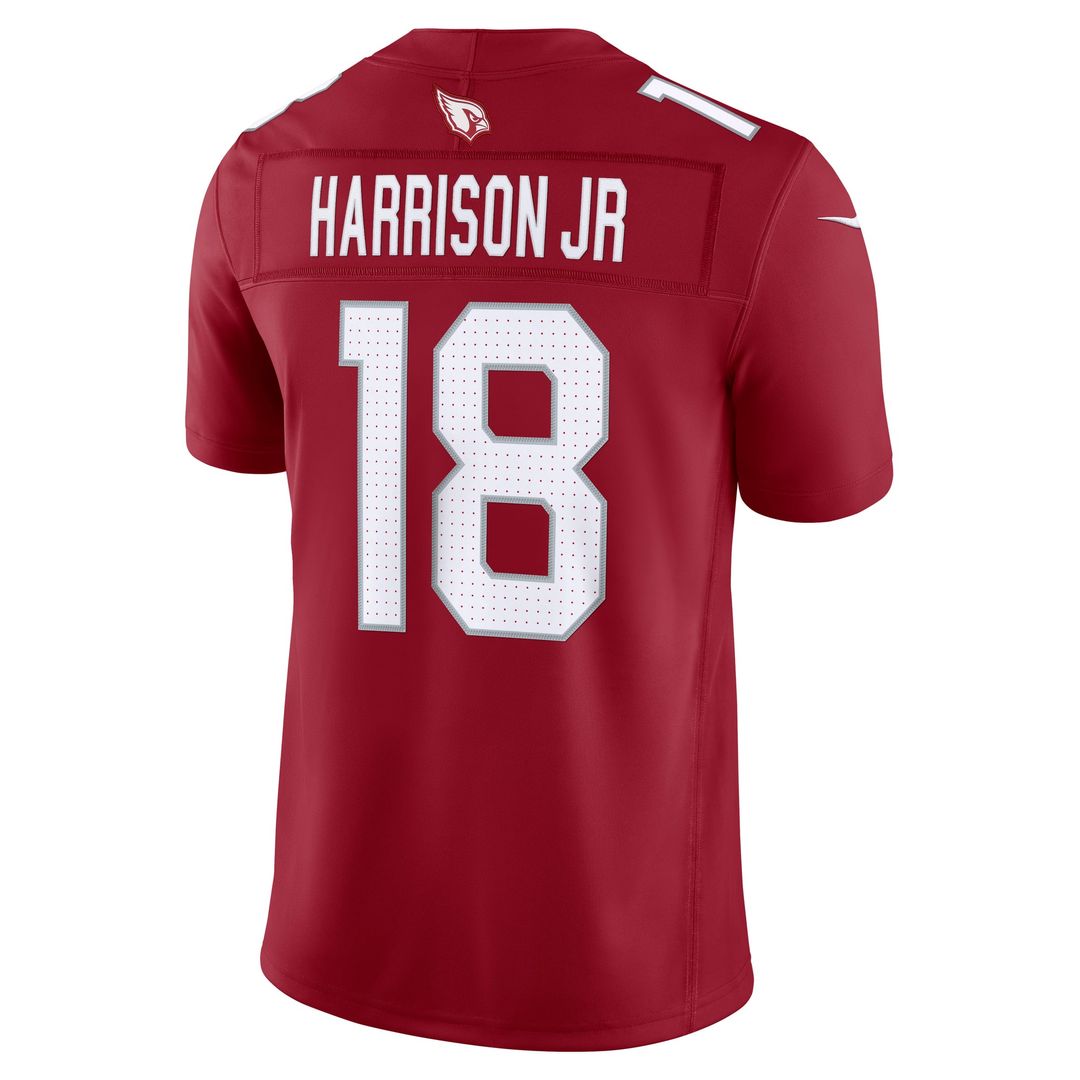 Arizona Cardinals Marvin Harrison Jr. Nike Black Alternate Vapor F.U.S.E. Stitched Limited Jersey product image 9, provided