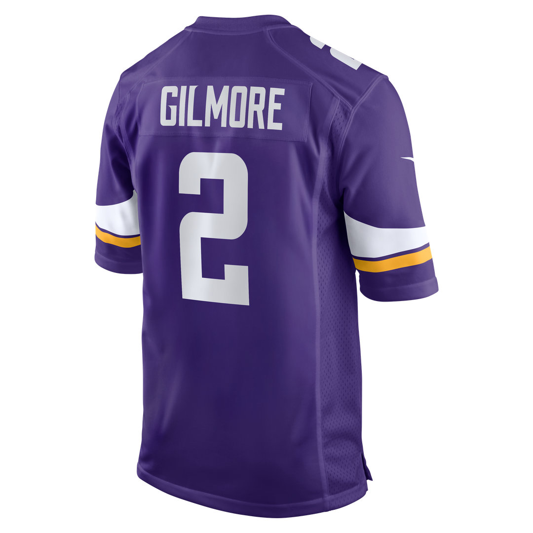 Minnesota Vikings Stephon Gilmore Nike Purple Game Jersey product image 3, provided for visual reference and product detail