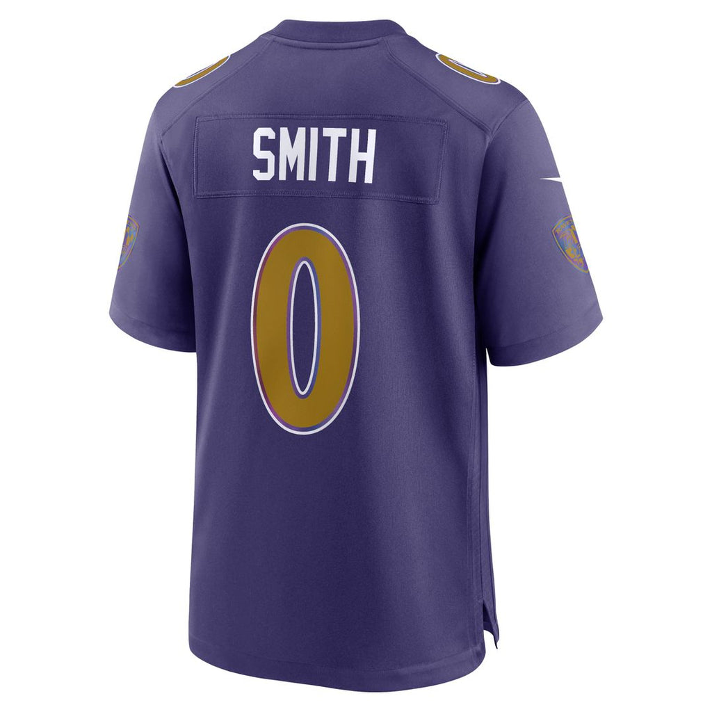 Baltimore Ravens Roquan Smith Nike Purple Alternate Game Jersey product image 3, provided for visual reference and product