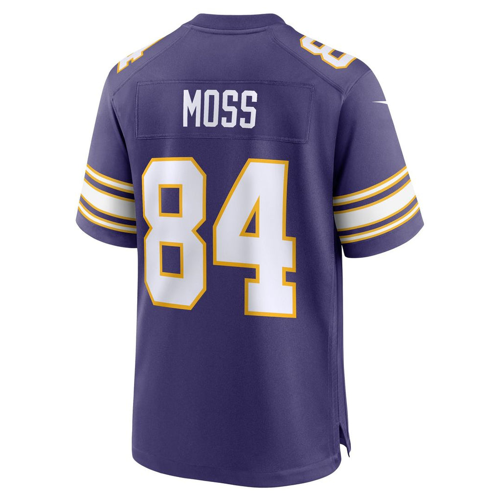 Minnesota Vikings Randy Moss Nike Purple Classic Retired Player Game Jersey product image 3, provided for visual reference
