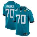Jacksonville Jaguars Cole Van Lanen Nike Teal Game Player Jersey product image 1, provided for visual reference and product