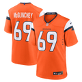 Denver Broncos Mike McGlinchey Nike Orange Team Game Jersey product image 1, provided for visual reference and product
