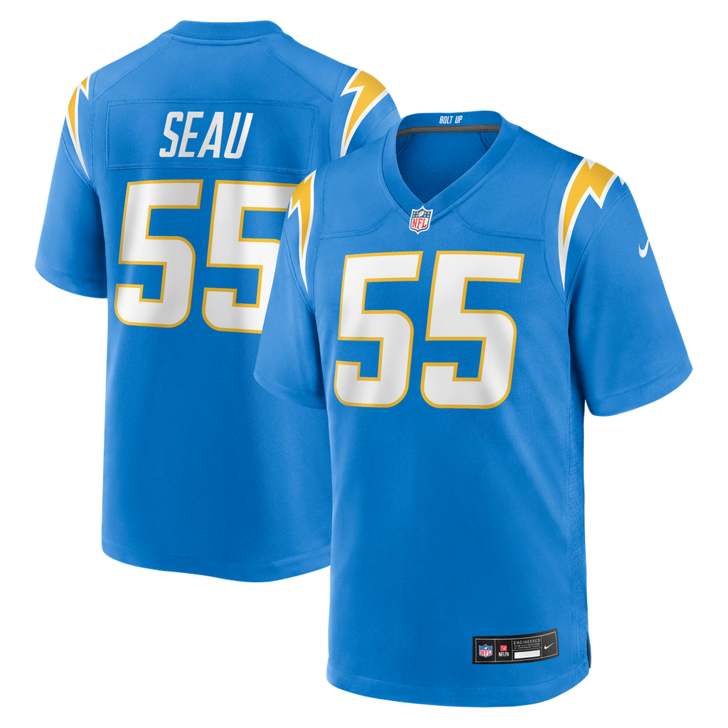 Los Angeles Chargers Junior Seau Nike Powder Blue Game Retired Player Jersey product image 1, provided for visual reference