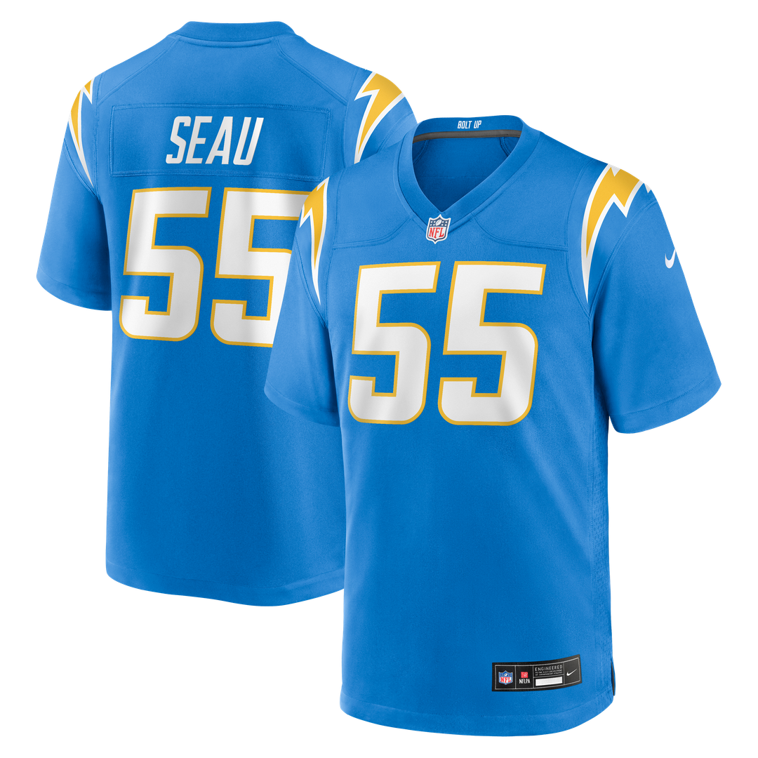 Los Angeles Chargers Junior Seau Nike Powder Blue Game Retired Player Jersey product image 1, provided for visual reference