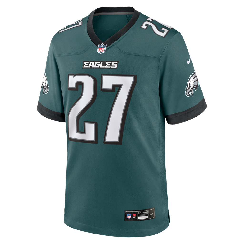 Philadelphia Eagles Quinyon Mitchell Nike Midnight Green Team Game Jersey product image 2, provided for visual reference and