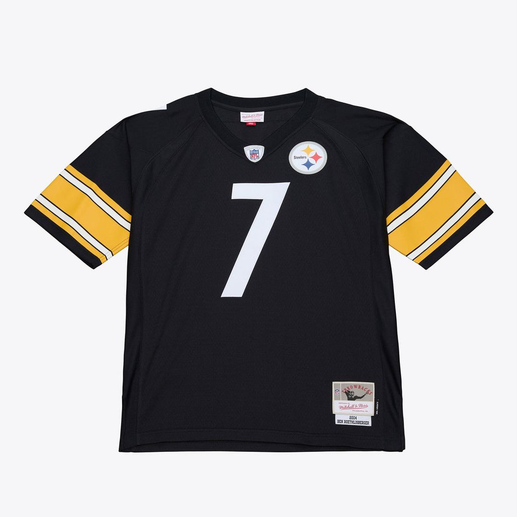 Pittsburgh Steelers Ben Roethlisberger Mitchell & Ness Black 2004 Big & Tall Legacy Retired Player Jersey product image 1,