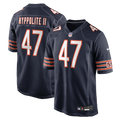 Chicago Bears Ruben Hyppolite II Nike Navy Team Game Jersey product image 1, provided for visual reference and product