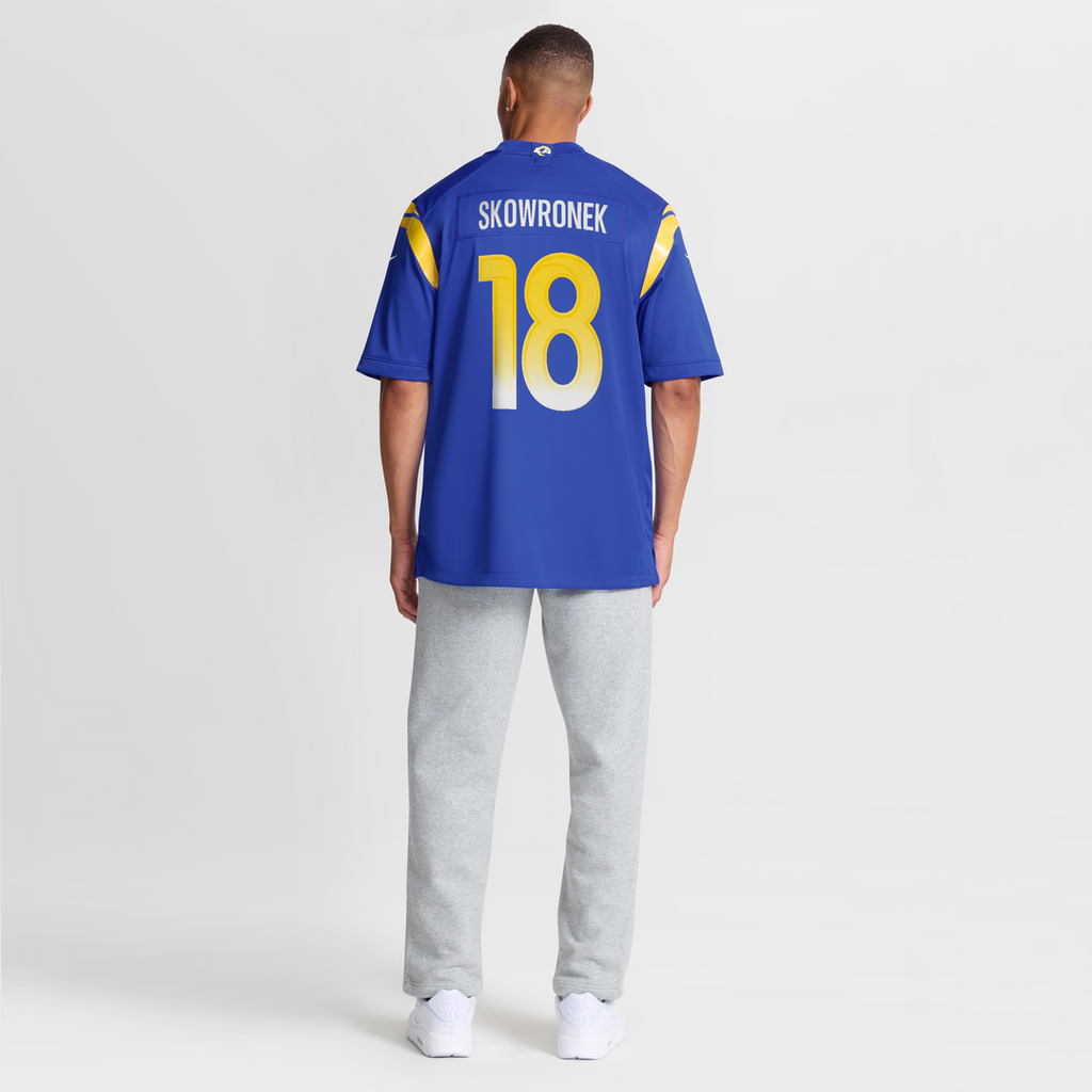 Los Angeles Rams Ben Skowronek Nike Royal Game Jersey product image 8, provided for visual reference and product detail
