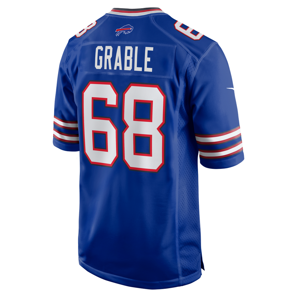 Buffalo Bills Tylan Grable Nike Royal Game Jersey product image 3, provided for visual reference and product detail review