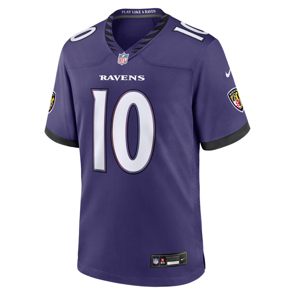 Baltimore Ravens LaJohntay Wester Nike Purple Team Game Jersey product image 2, provided for visual reference and product