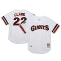 San Francisco Giants Will Clark Mitchell & Ness White Cooperstown Collection 1989 Authentic Jersey product image 1, provided